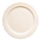 Ivory Vintage Round Disposable Plastic Appetizer/Salad Plates - 7.5" (120 Plates)